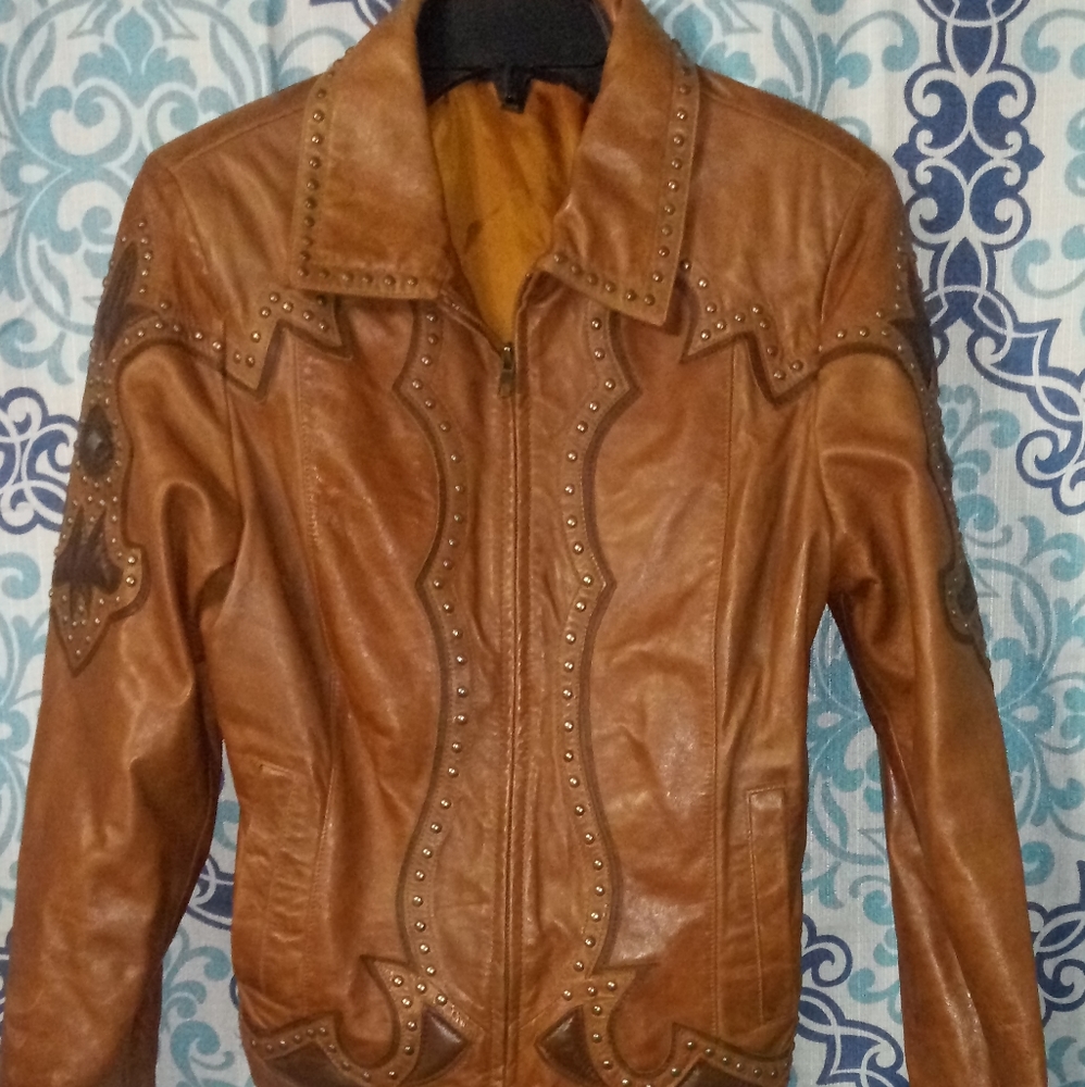 Reba genuine leather jacket